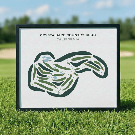 Crystalaire Country Club, California - Printed Golf Courses