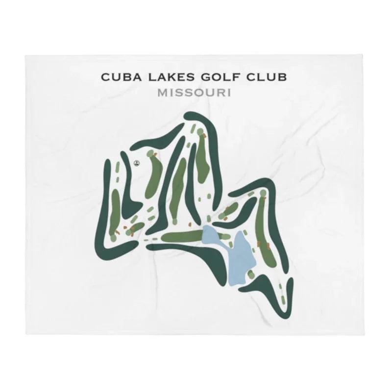 Cuba Lakes Golf Club, Missouri - Printed Golf Course