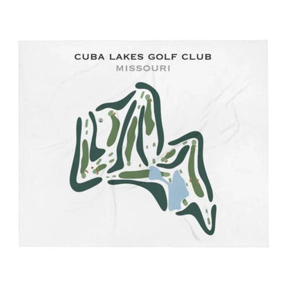 Cuba Lakes Golf Club, Missouri - Printed Golf Course