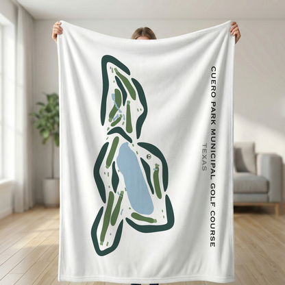 Cuero Park Municipal Golf Course, Texas - Printed Golf Courses