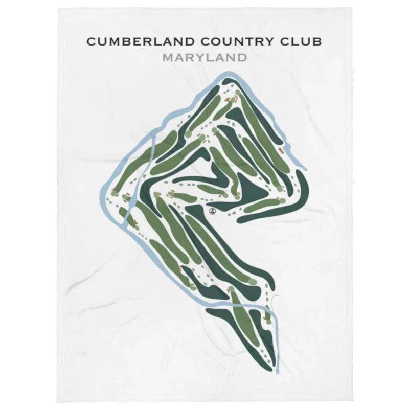 Cumberland Country Club, Maryland - Printed Golf Courses
