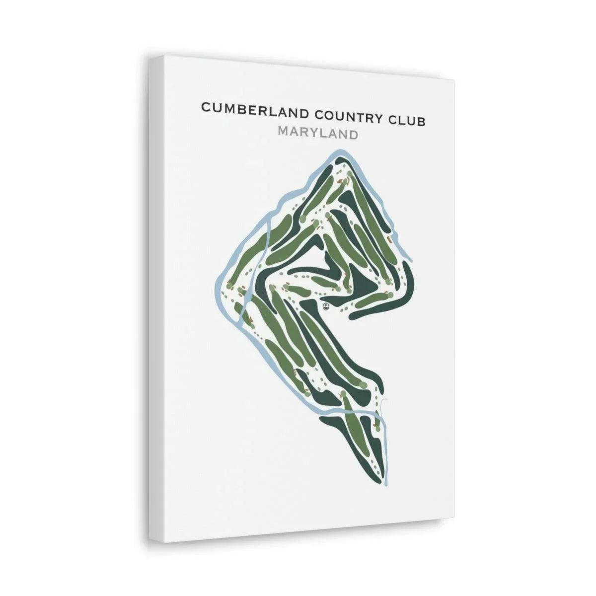 Cumberland Country Club, Maryland - Printed Golf Courses