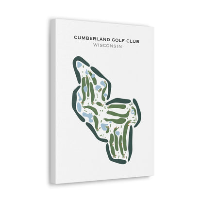 Cumberland Golf Club, Wisconsin - Printed Golf Courses