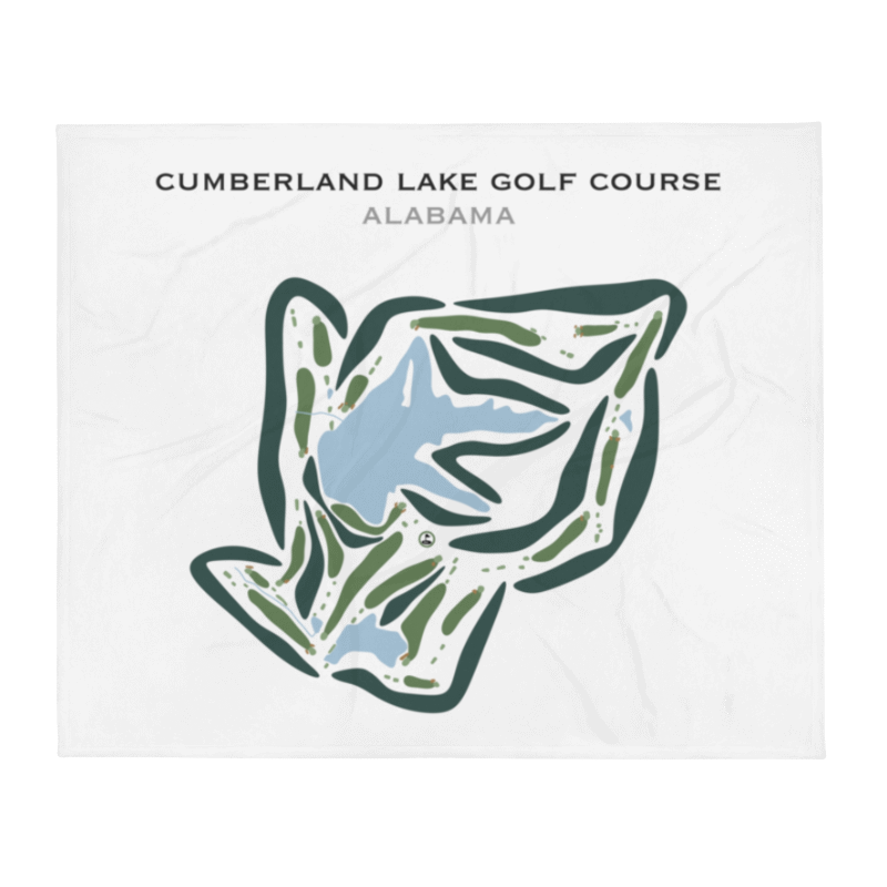 Cumberland Lake Golf Course, Alabama - Printed Golf Courses