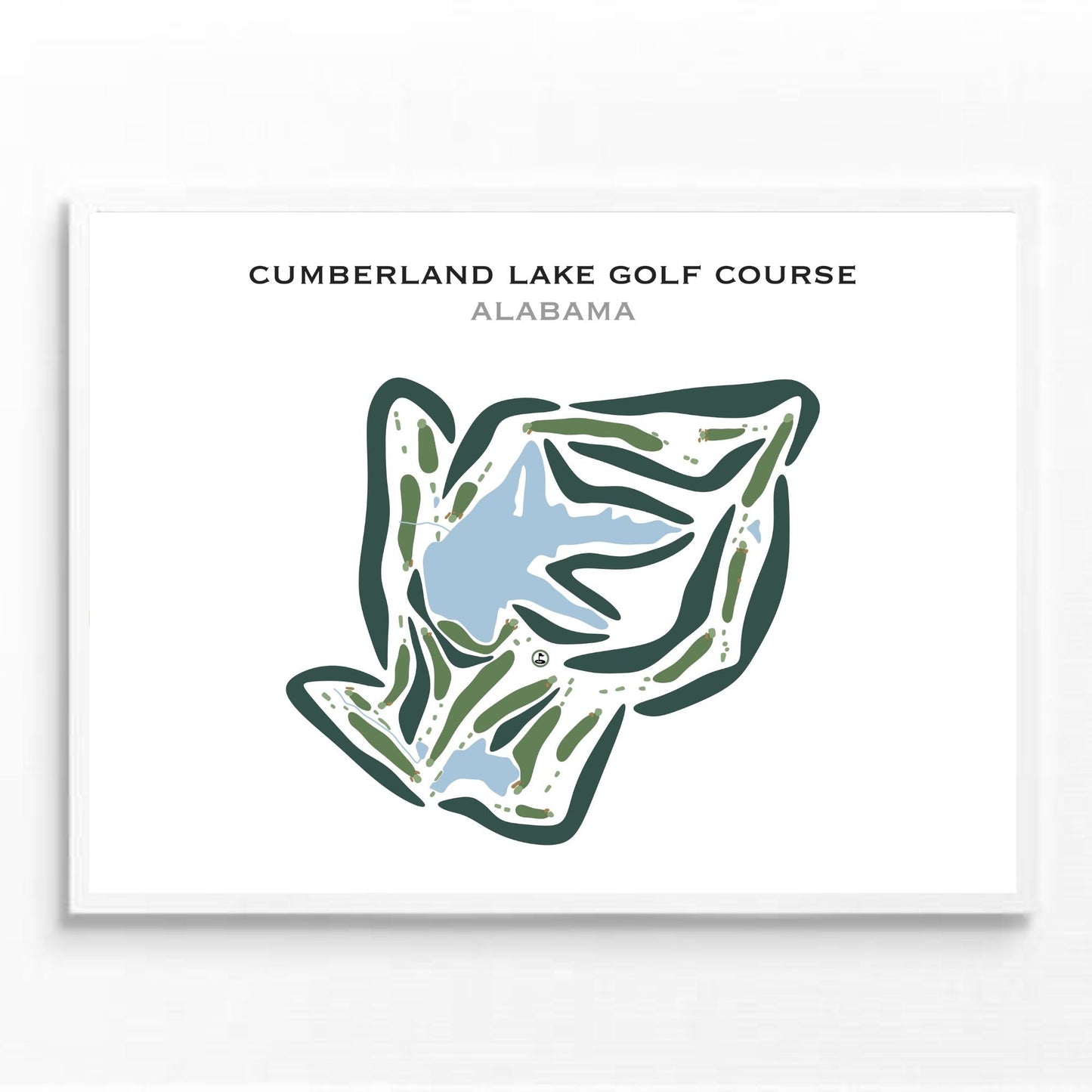 Cumberland Lake Golf Course, Alabama - Printed Golf Courses