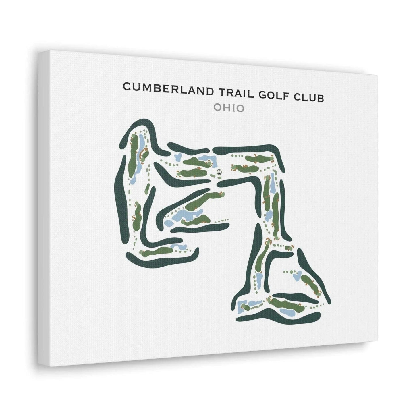 Cumberland Trail Golf Club, Ohio - Printed Golf Course
