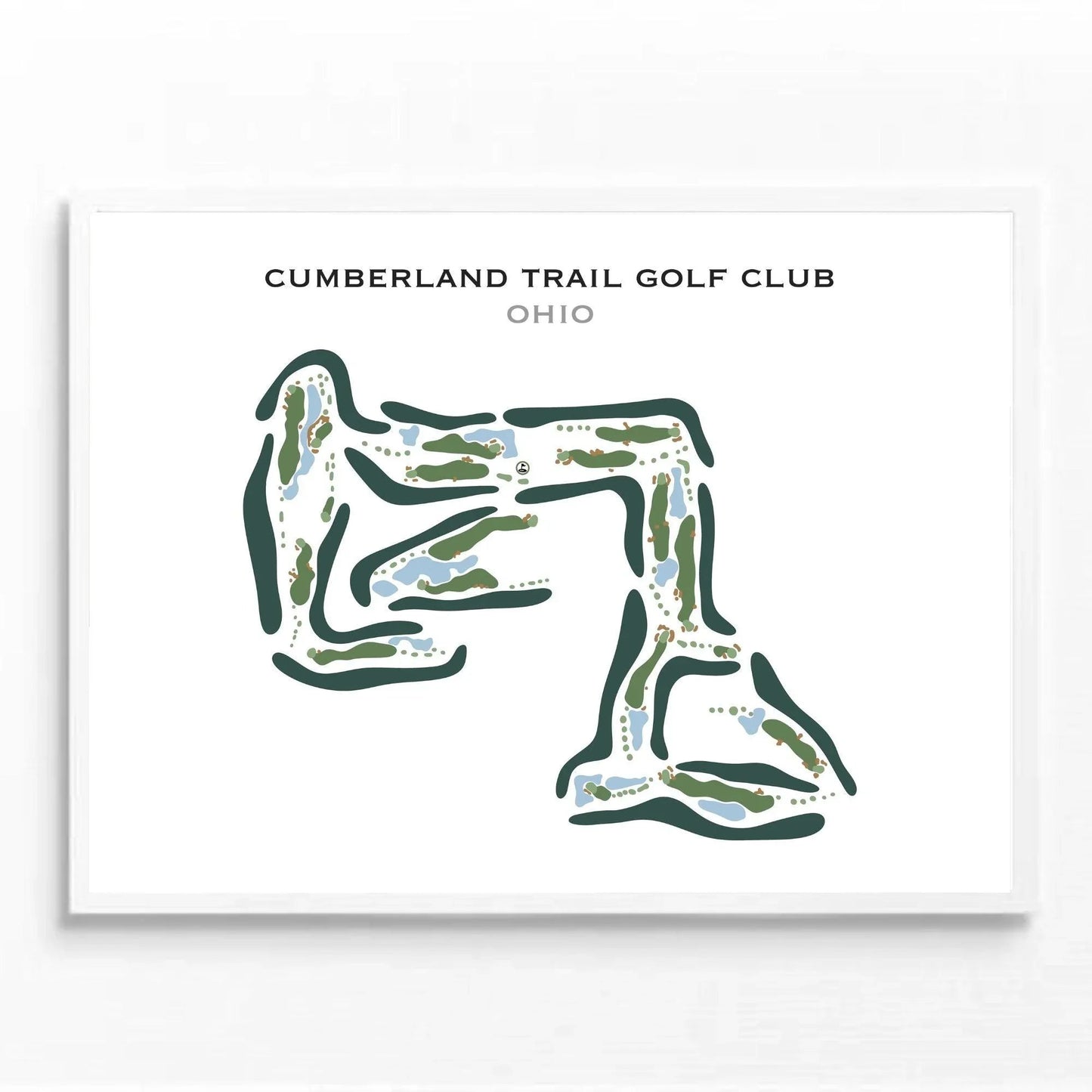 Cumberland Trail Golf Club, Ohio - Printed Golf Course