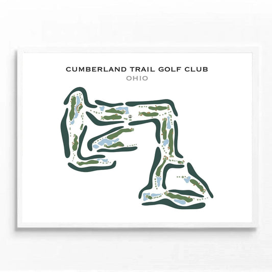 Cumberland Trail Golf Club, Ohio - Printed Golf Course