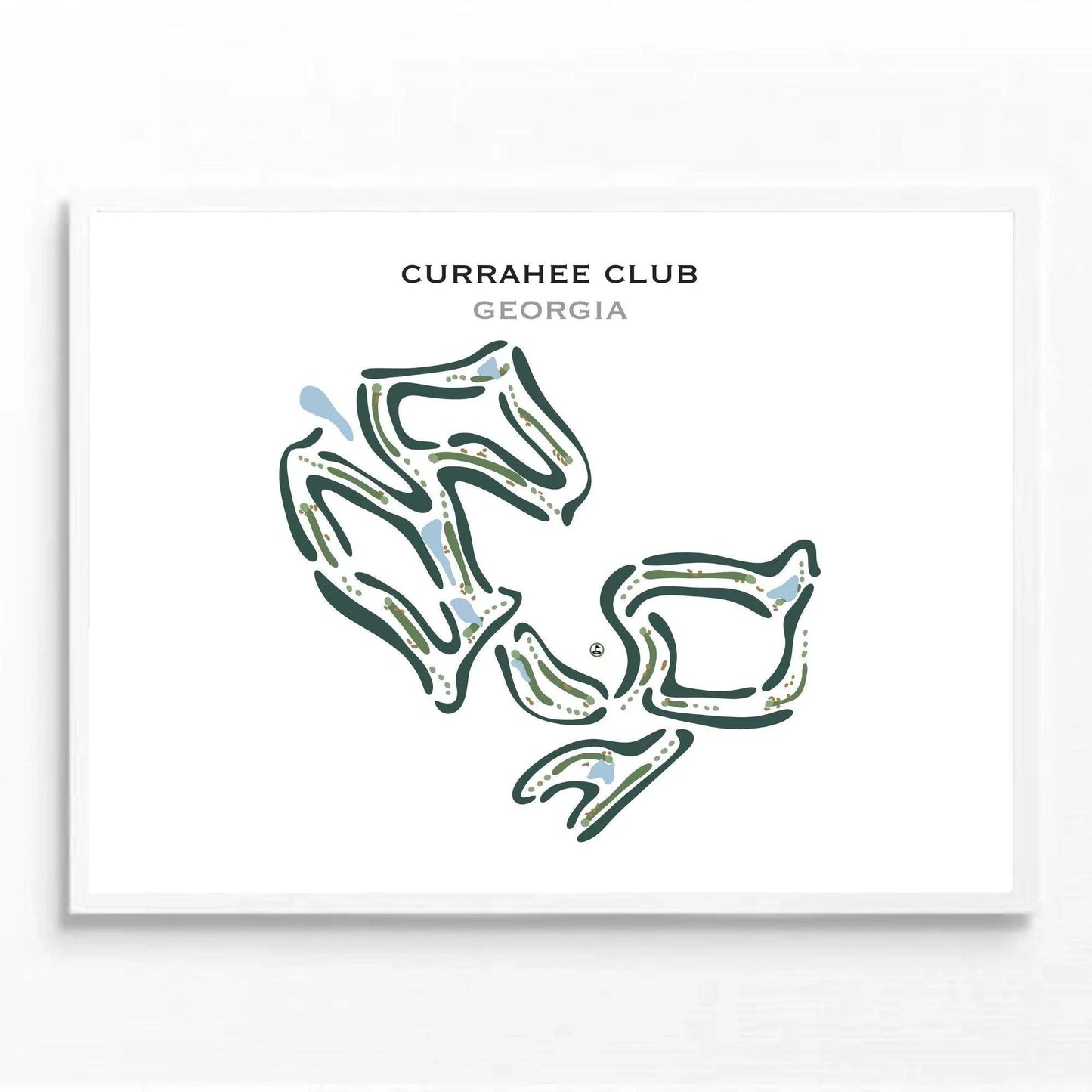 Currahee Club, Georgia - Printed Golf Courses