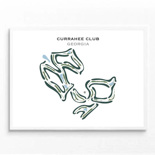 Currahee Club, Georgia - Printed Golf Courses