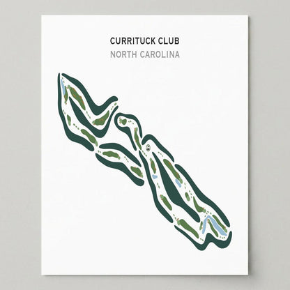 Currituck Club, North Carolina - Printed Golf Courses