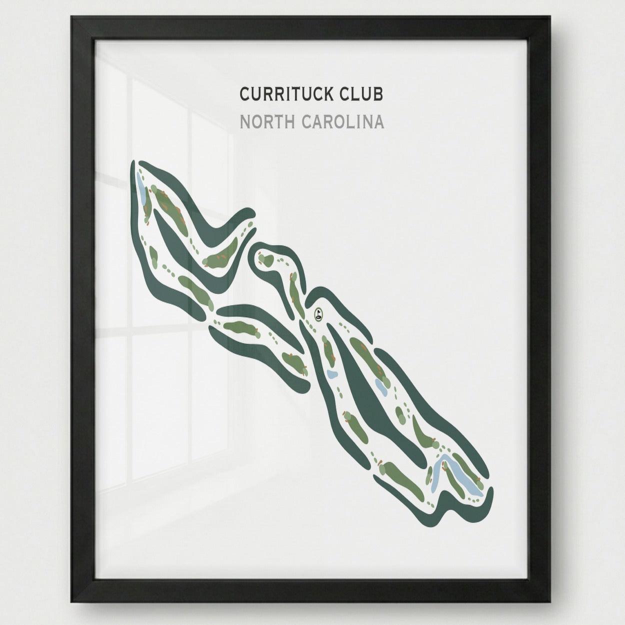 Currituck Club, North Carolina - Printed Golf Courses