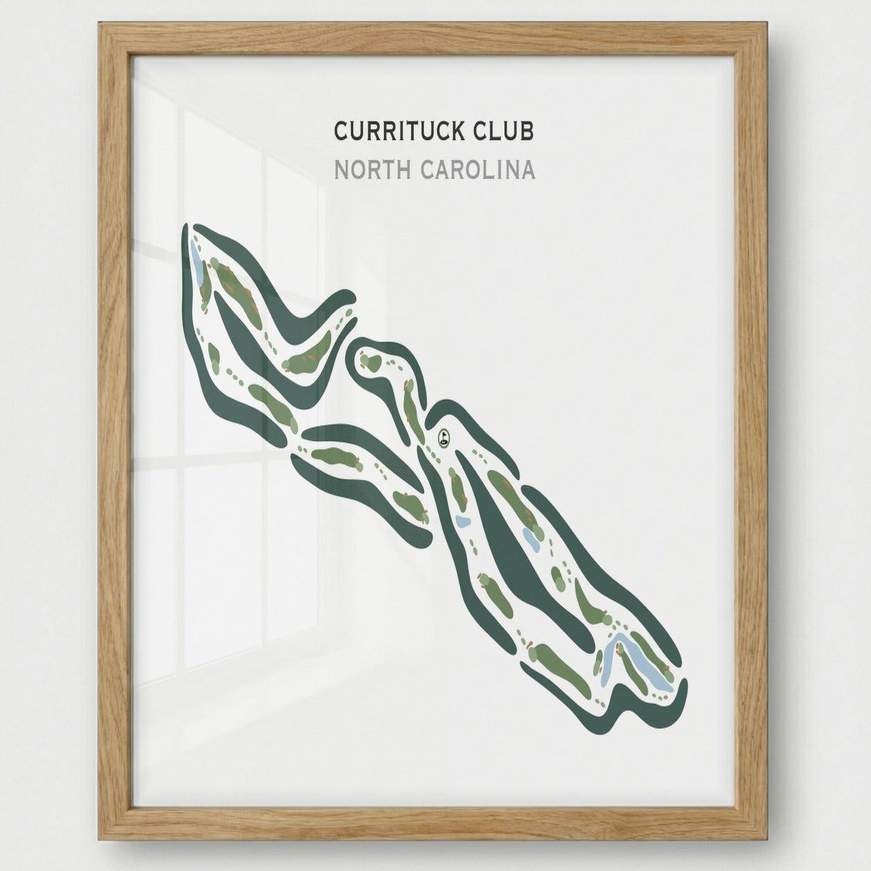 Currituck Club, North Carolina - Printed Golf Courses