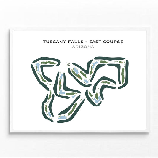 Tuscany Falls – East Course, Arizona - Printed Golf Courses
