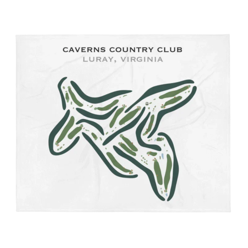 Caverns Country Club, Luray, Virginia - Printed Golf Courses