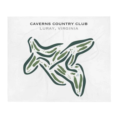 Caverns Country Club, Luray, Virginia - Printed Golf Courses