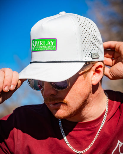 Perforated Rope Hat - Parlay Investment Group - White