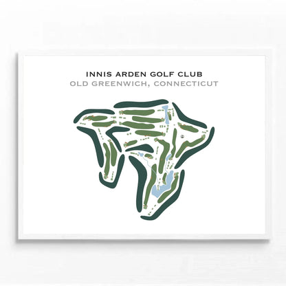 Innis Arden Golf Club, Old Greenwich, Connecticut - Printed Golf Courses