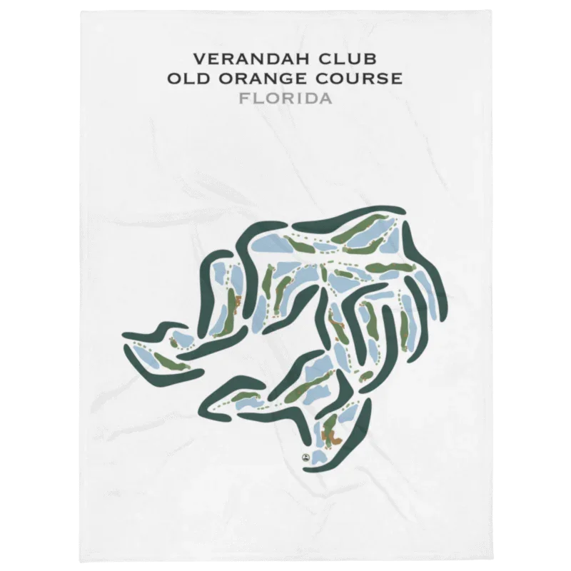 Verandah Club - Old Orange Course, Florida - Printed Golf Course