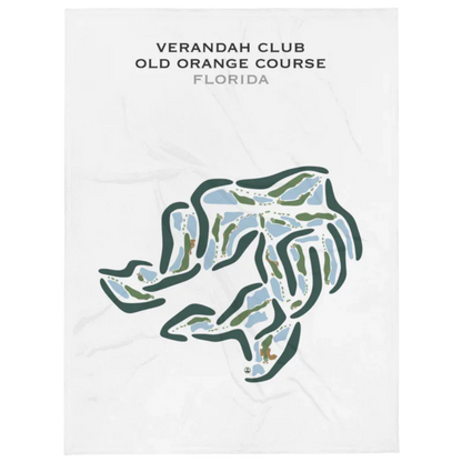 Verandah Club - Old Orange Course, Florida - Printed Golf Course