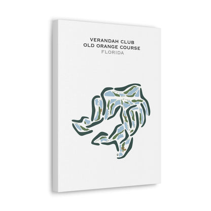 Verandah Club - Old Orange Course, Florida - Printed Golf Course