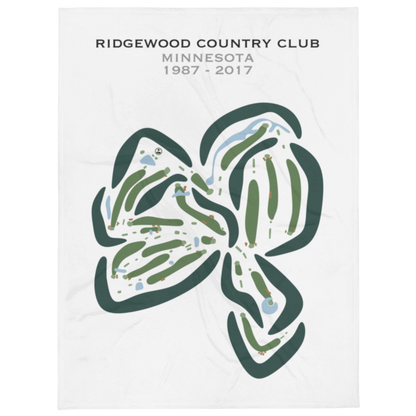 Ridgewood Country Club, Minnesota (1987-2017) - Printed Golf Courses