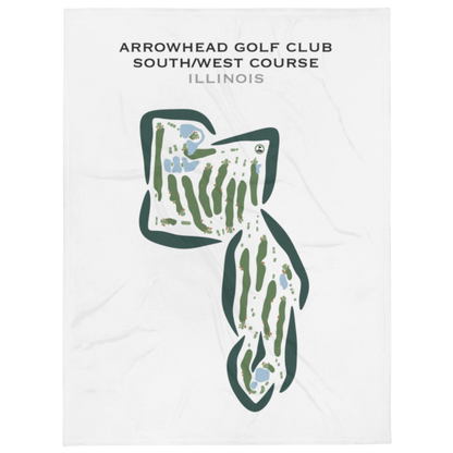 Arrowhead Country Club - South/West Course, Illinois - Printed Golf Courses
