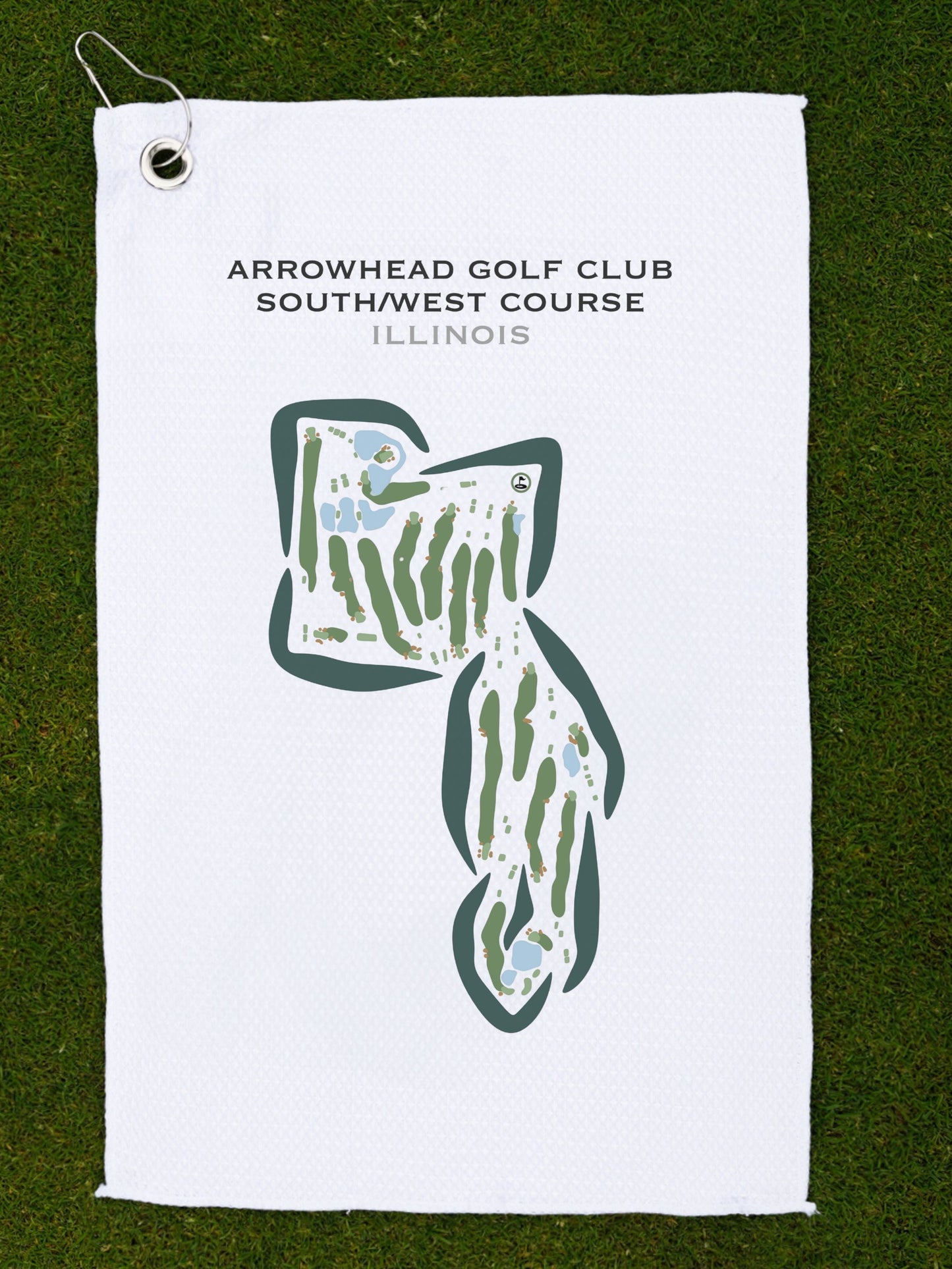 Arrowhead Country Club - South/West Course, Illinois - Printed Golf Courses