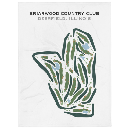 Briarwood Country Club, Deerfield, Illinois - Printed Golf Courses