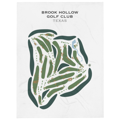 Brook Hollow Golf Club, Texas - Printed Golf Courses