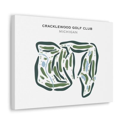 Cracklewood Golf Club, Michigan - Printed Golf Courses
