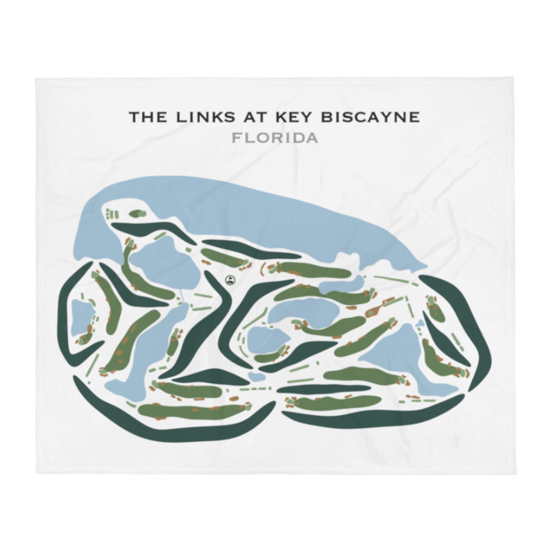 The Links at Key Biscayne, Florida - Printed Golf Courses