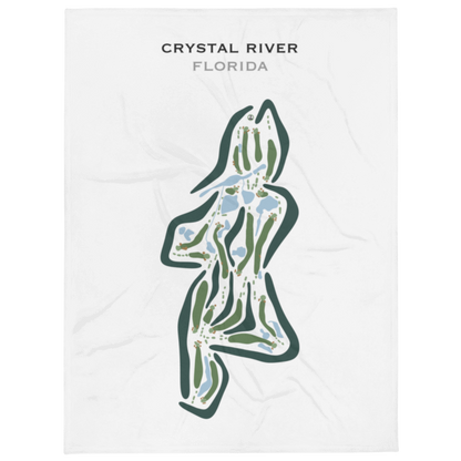 Crystal River, Florida - Printed Golf Courses