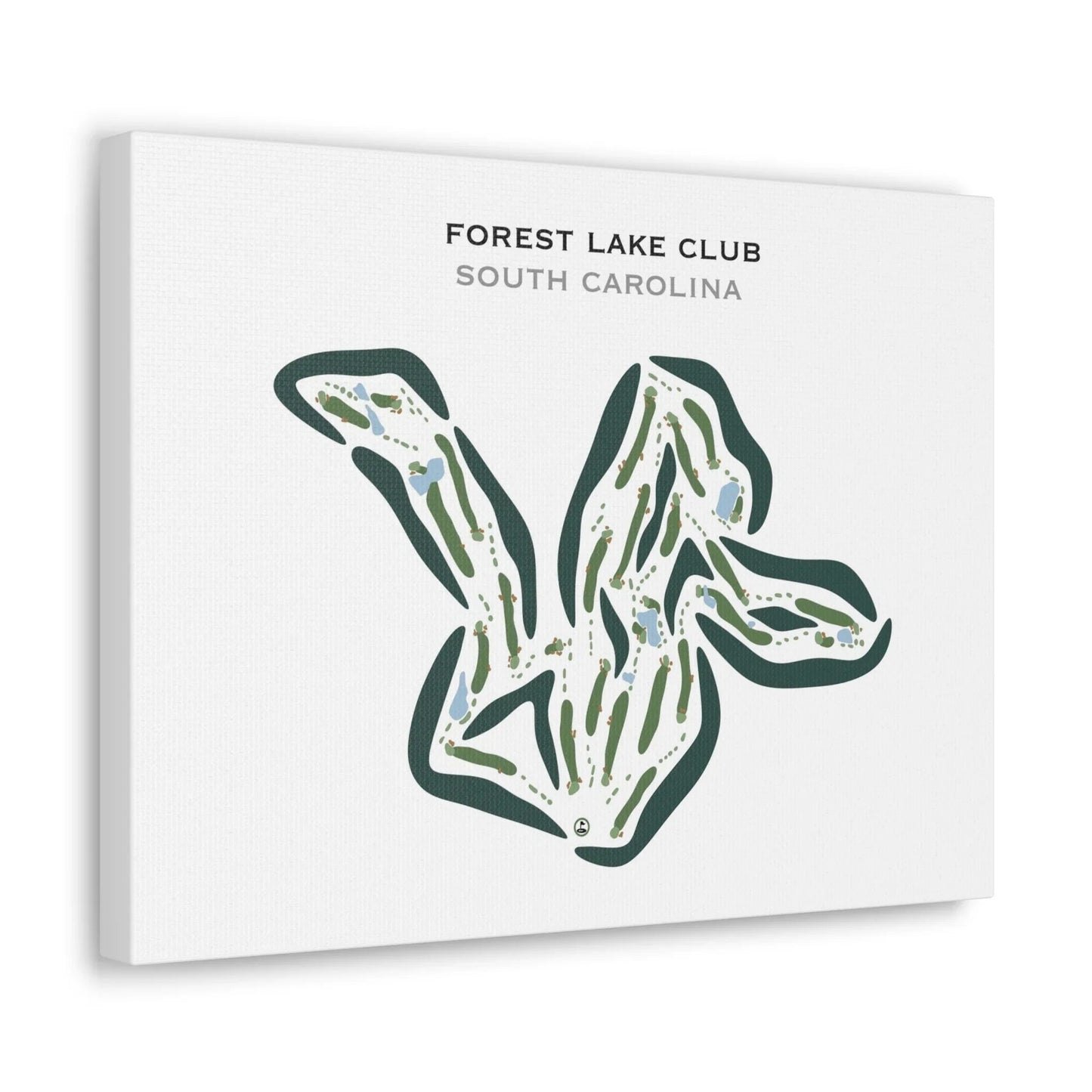 Forest Lake Club, South Carolina - Printed Golf Courses