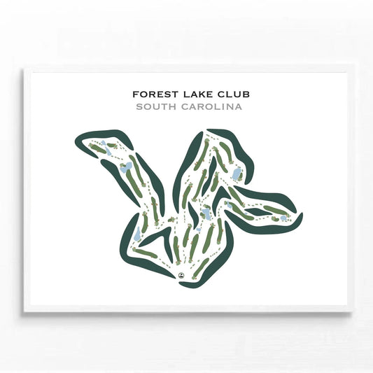 Forest Lake Club, South Carolina - Printed Golf Courses