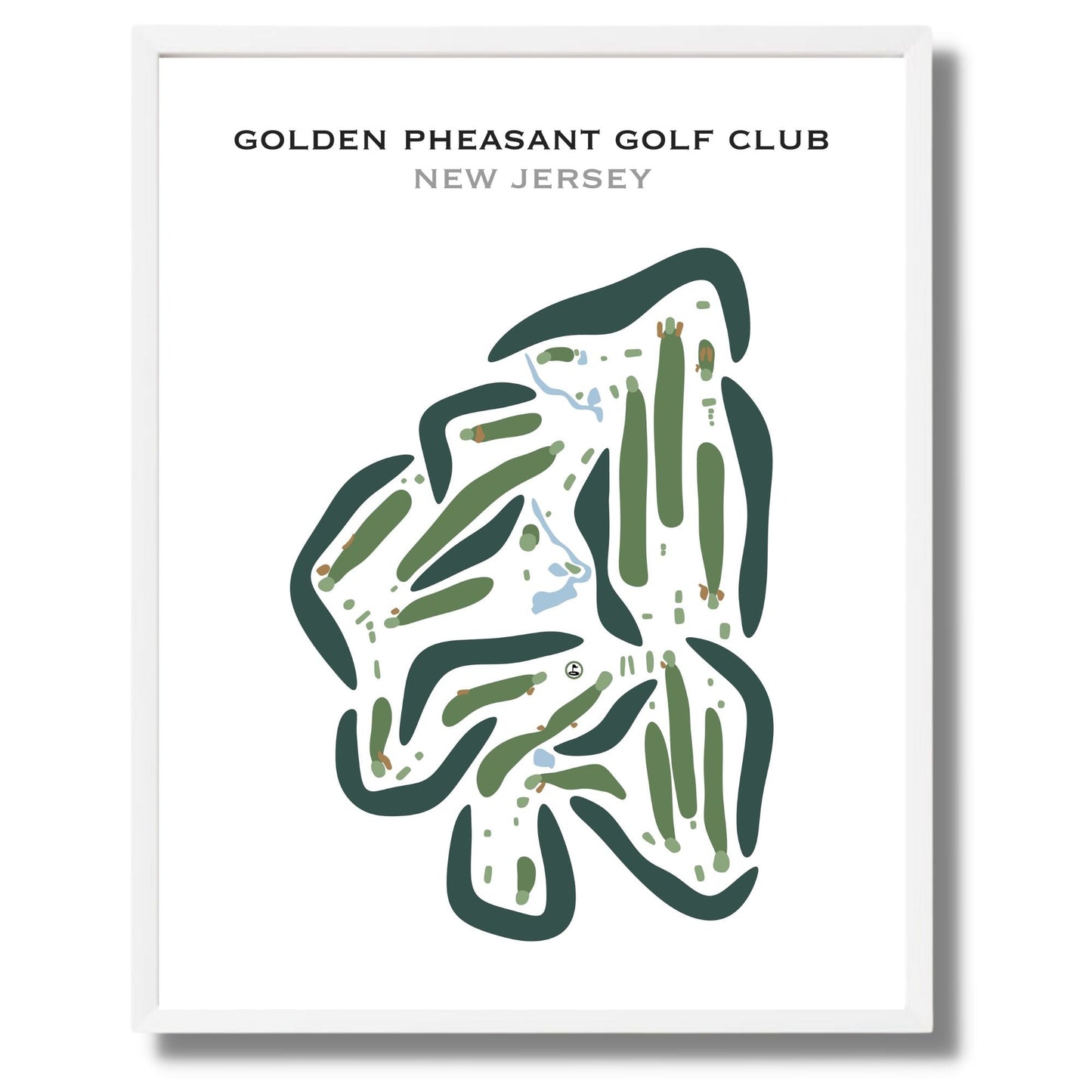 Golden Pheasant Golf Club, New Jersey - Printed Golf Courses