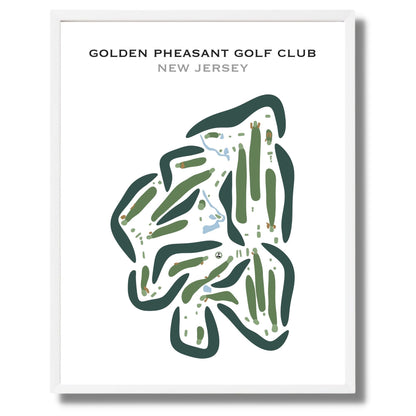 Golden Pheasant Golf Club, New Jersey - Printed Golf Courses