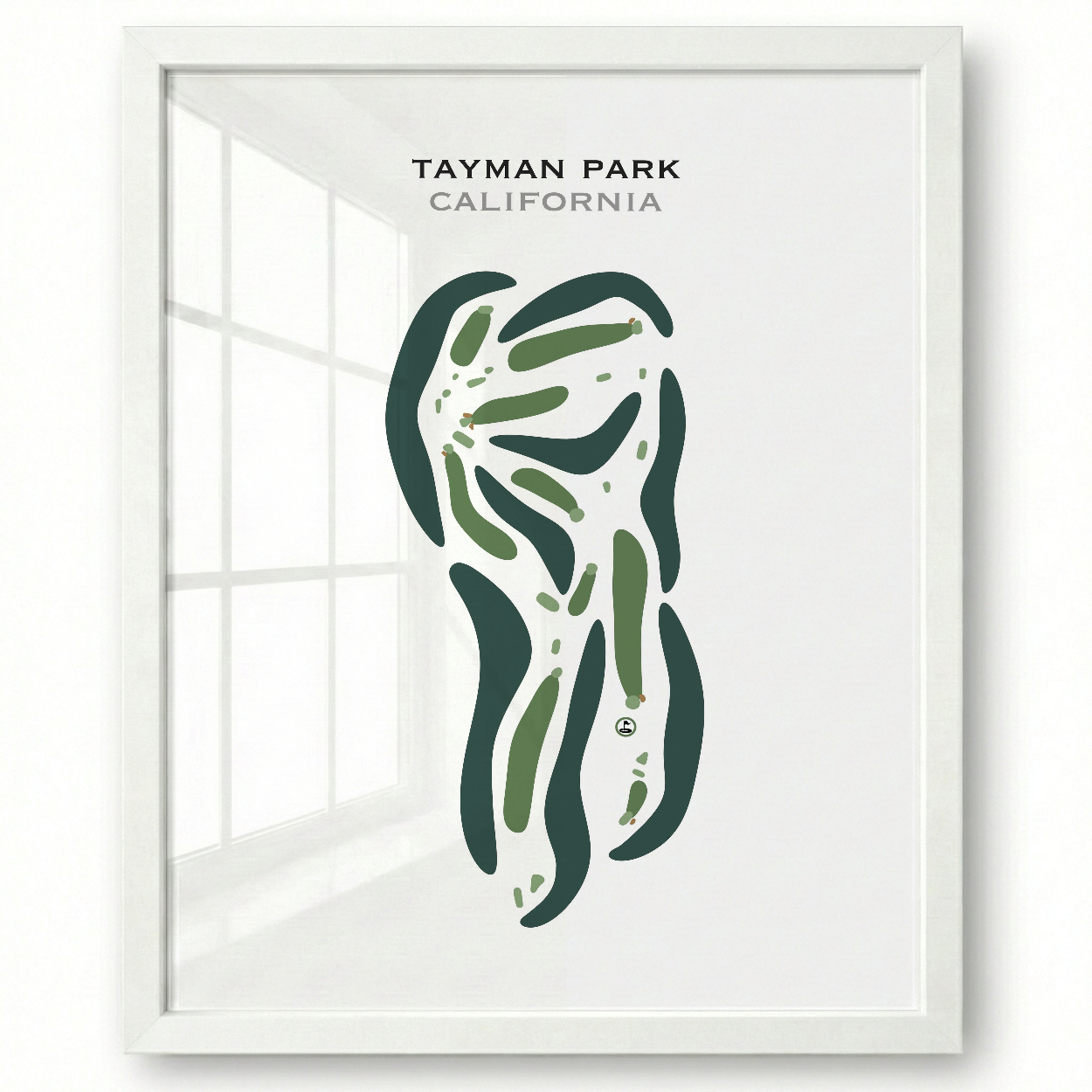 Tayman Park, California - Printed Golf Courses