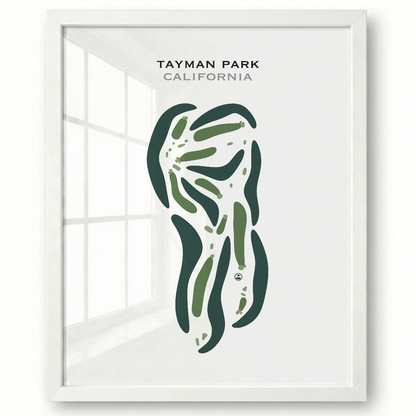 Tayman Park, California - Printed Golf Courses
