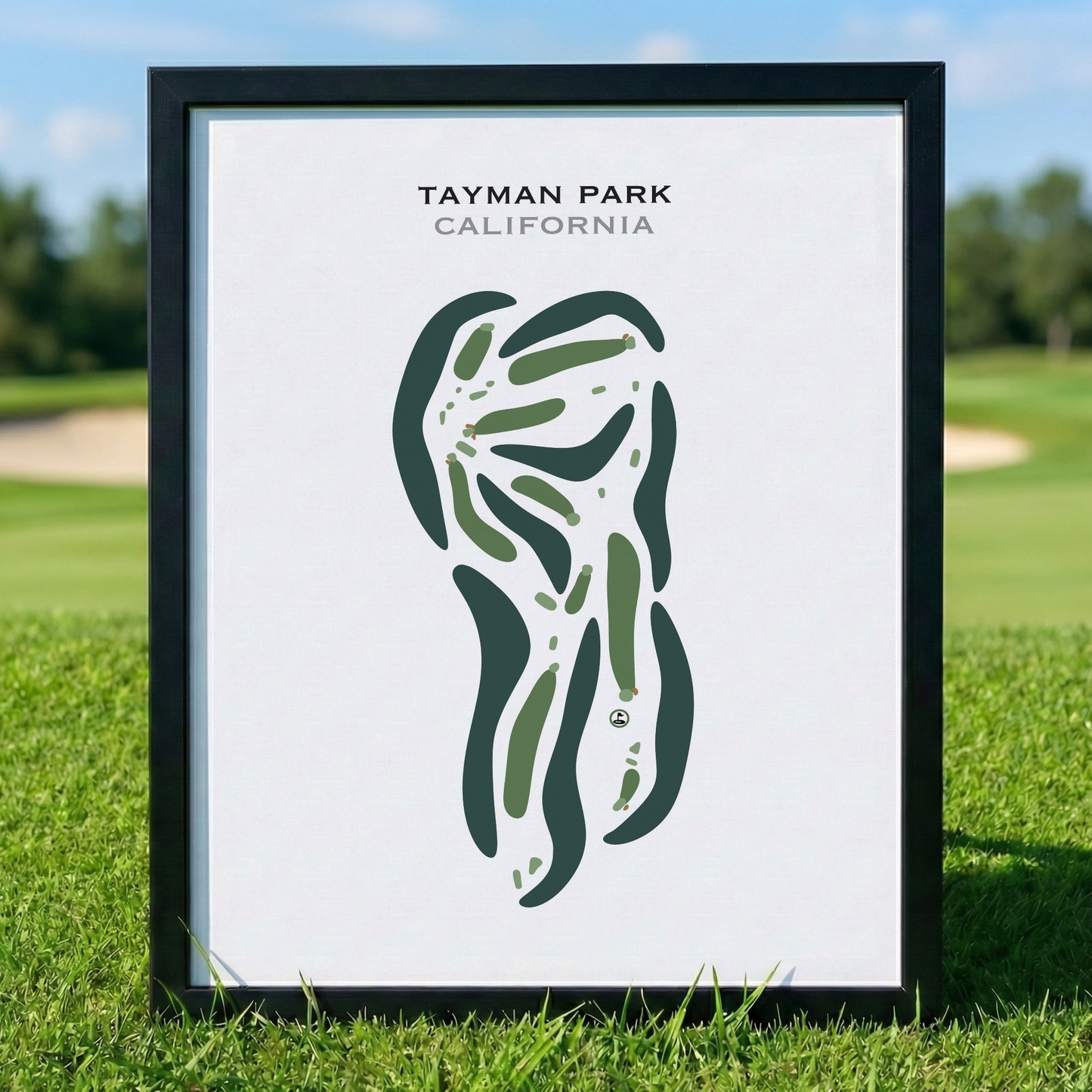 Tayman Park, California - Printed Golf Courses