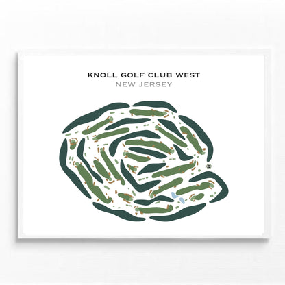 Knoll Golf Club West, New Jersey (Updated Course) - Printed Golf Courses