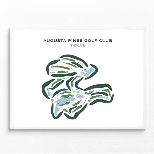 Augusta Pines Golf Club, Texas - Printed Golf Courses