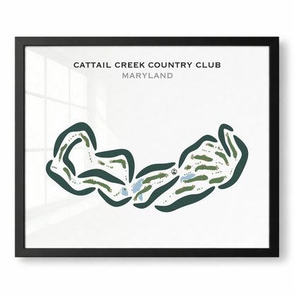 Cattail Creek Country Club, Maryland - Printed Golf Courses