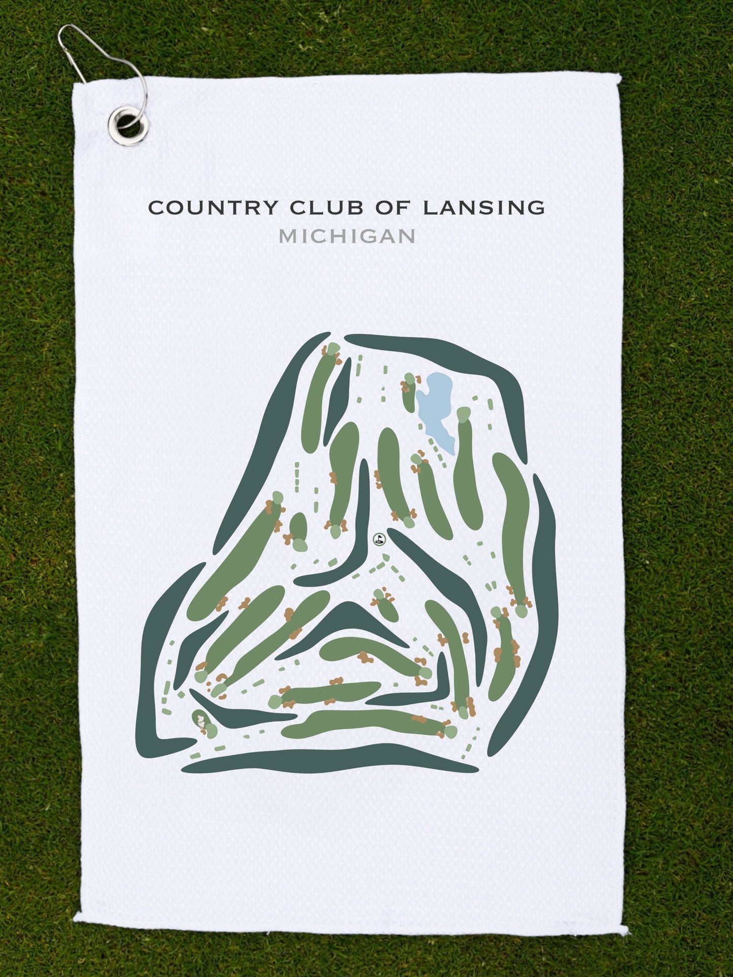 Country Club of Lansing, Michigan - Printed Golf Courses