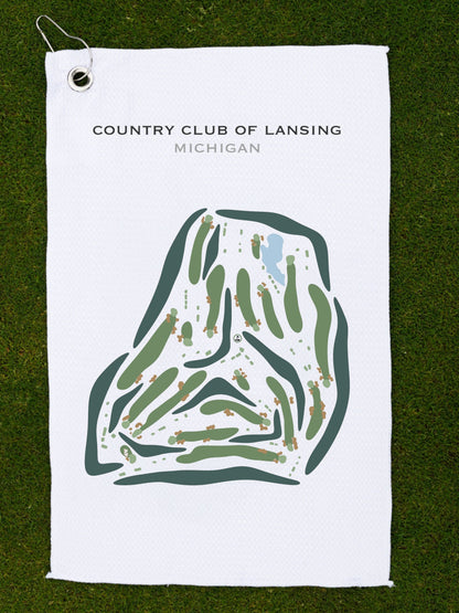 Country Club of Lansing, Michigan - Printed Golf Courses
