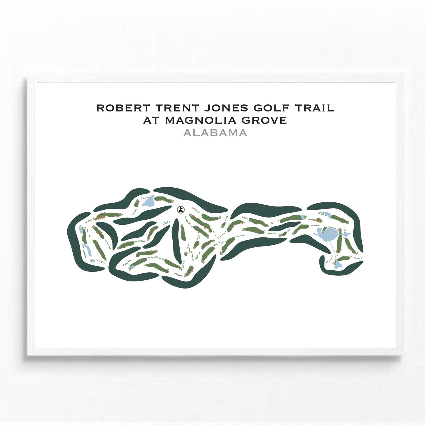 Robert Trent Jones Golf Trail at Magnolia Grove, Alabama - Printed Golf Courses