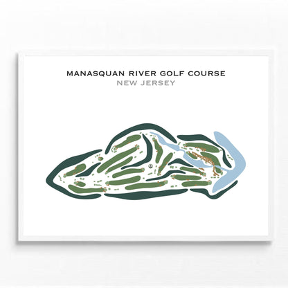 Manasquan River Golf Course, New Jersey - Printed Golf Courses