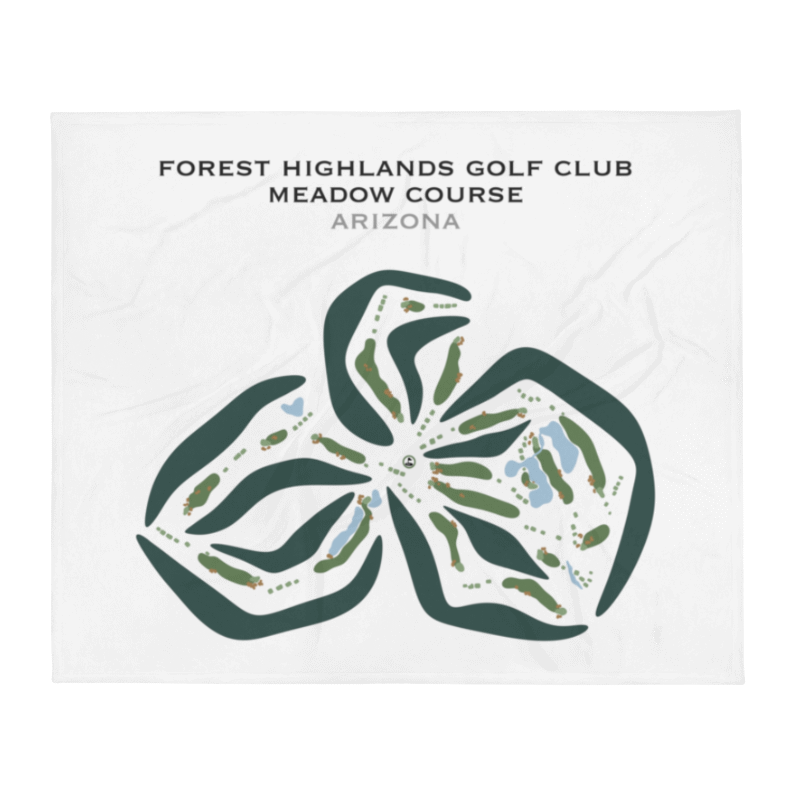 Forest Highlands Golf Club - Meadow Course, Arizona - Printed Golf Courses