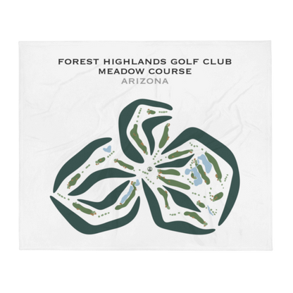 Forest Highlands Golf Club - Meadow Course, Arizona - Printed Golf Courses