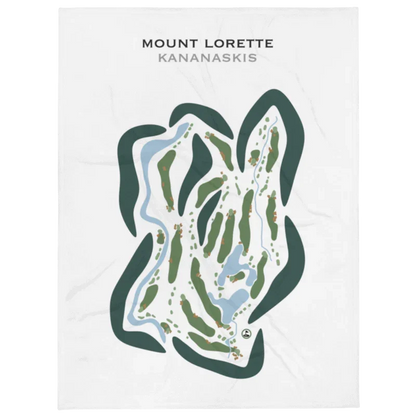 Mount Lorette Course, Alberta, Canada - Printed Golf Courses